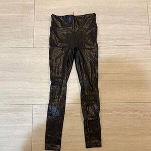 Spanx Crocodile Shiny Leggings